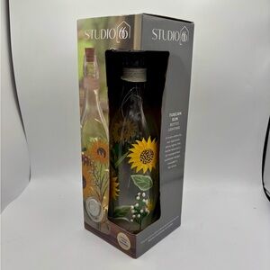 Studio Sunflower Bottle Light - Black and Yellow